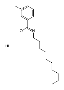 N-decyl-1-methylpyridin-1-ium-3-carboxamide,iodide结构式
