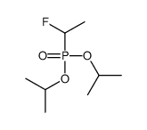 2-[1-fluoroethyl(propan-2-yloxy)phosphoryl]oxypropane结构式