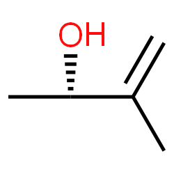 [S,(-)]-3-Methyl-3-butene-2-ol Structure