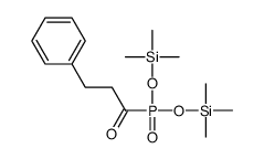 1-bis(trimethylsilyloxy)phosphoryl-3-phenylpropan-1-one结构式