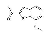 1-(7-methoxy-1-benzothiophen-2-yl)ethanone Structure