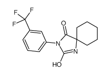 3-[3-(trifluoromethyl)phenyl]-1,3-diazaspiro[4.5]decane-2,4-dione Structure