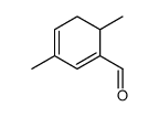 3,6-dimethylcyclohexa-1,3-diene-1-carbaldehyde结构式