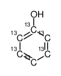 苯酚-13C6结构式
