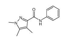 1,4,5-trimethyl-N-phenylpyrazole-3-carboxamide Structure