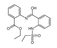 ethyl 2-[[2-(ethylsulfonylamino)benzoyl]amino]benzoate结构式
