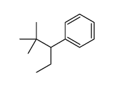 2,2-dimethylpentan-3-ylbenzene结构式