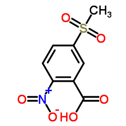 5-(甲基磺酰基)-2-硝基苯甲酸结构式