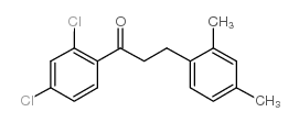 2',4'-DICHLORO-3-(2,4-DIMETHYLPHENYL)PROPIOPHENONE结构式