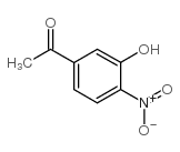3-羟基-4-硝基苯乙酮结构式