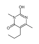 3,6-dimethyl-5-propyl-1H-pyrimidine-2,4-dione Structure