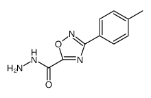 1,2,4-Oxadiazole-5-carboxylic acid, 3-(4-methylphenyl)-, hydrazide结构式