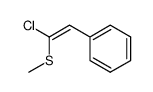 E-β-chloro-β-(methylthio)styrene结构式