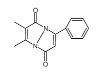 5,6-dimethyl-1-phenylpyrazolo[1,2-a]pyrazole-3,7-dione结构式