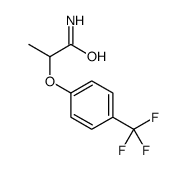 2-[4-(Trifluoromethyl)phenoxy]propanamide结构式