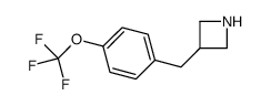 3-[[4-(trifluoromethoxy)phenyl]methyl]azetidine Structure