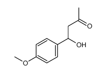 4-hydroxy-4-(4-methoxyphenyl)butan-2-one结构式