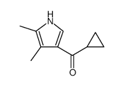 Cyclopropyl(4,5-dimethyl-1H-pyrrol-3-yl)Methanone Structure