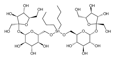 1,3(diO-sucrose)dibutyl stannylene结构式