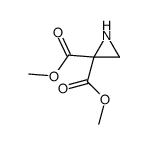 dimethyl aziridine-2,2-dicarboxylate结构式