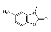 5-氨基-3-甲基苯并[d]噁唑-2(3h)-酮结构式