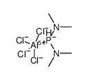 bis(dimethylamino)phosphenium tetrachloroaluminate Structure