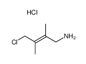 (4-chloro-2,3-dimethyl-2-butenyl)amine hydrochloride Structure