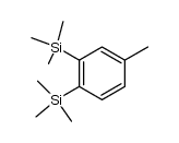 1,2-bis(trimethylsilyl)-4-methylbenzene Structure