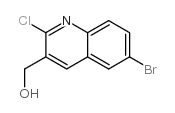 6-BROMO-2-CHLOROQUINOLINE-3-METHANOL structure