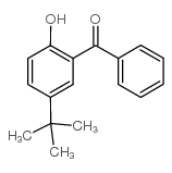 [5-(叔丁基)-2-羟基苯基](苯基)甲酮结构式
