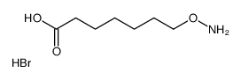 7-aminooxyheptanoic acid,hydrobromide结构式