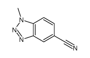 1-METHYL-1H-BENZO[D][1,2,3]TRIAZOLE-5-CARBONITRILE Structure
