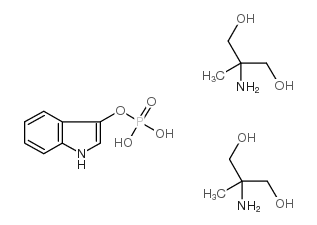 3-吲哚磷酸酯,双(2-氨基-2-甲基-1,3-丙二醇)盐结构式