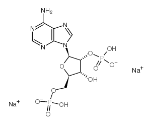 腺苷2`,5`-二磷酸钠盐结构式
