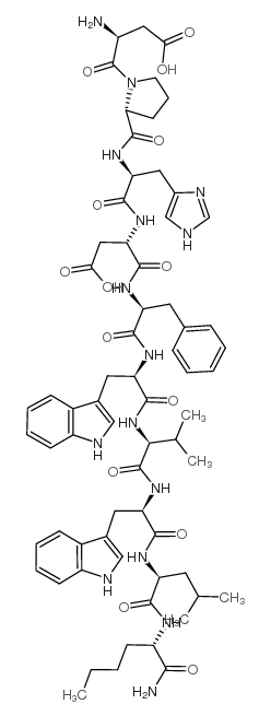 (D-Pro2,D-Trp6.8,Nle10)-Neurokinin B Structure