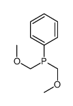 bis(methoxymethyl)-phenylphosphane结构式