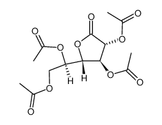 2,3,5,6-tetra-O-acetyl-D-galactono-1,4-lactone Structure