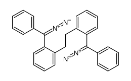 1-[diazo(phenyl)methyl]-2-[2-[2-[diazo(phenyl)methyl]phenyl]ethyl]benzene Structure