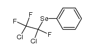 1,2-dichloro-1,2,2-trifluoroethyl phenyl selenide Structure