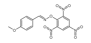 4-methoxy-benzaldehyde-(O-picryl-seqtrans-oxime )结构式