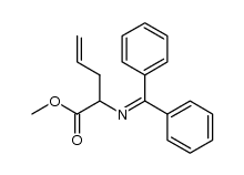 Methyl 2-(benzhydrylideneamino)-4-pentenoate Structure
