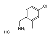 (R)-1-(4-氯-2-甲基苯基)乙胺结构式