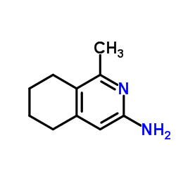 1-Methyl-5,6,7,8-tetrahydro-3-isoquinolinamine Structure
