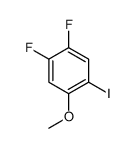 1,2-二氟-4-碘-5-甲氧基苯结构式