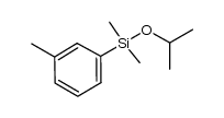 iso-propoxydimethyl(m-tolyl)silane结构式