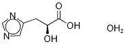 D-β-咪唑乳酸,一水合物结构式