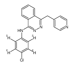 N-(4-chloro-2,3,5,6-tetradeuteriophenyl)-4-(pyridin-4-ylmethyl)phthalazin-1-amine Structure