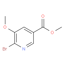 6-溴-5-甲氧烟酸甲酯结构式