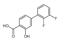 4-(2,3-difluorophenyl)-2-hydroxybenzoic acid结构式
