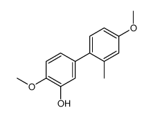 2-methoxy-5-(4-methoxy-2-methylphenyl)phenol结构式